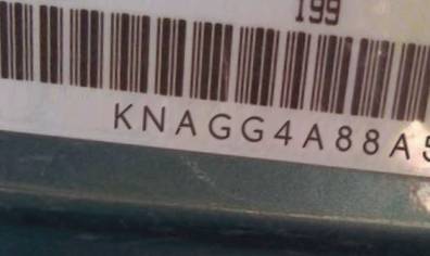 VIN prefix KNAGG4A88A54
