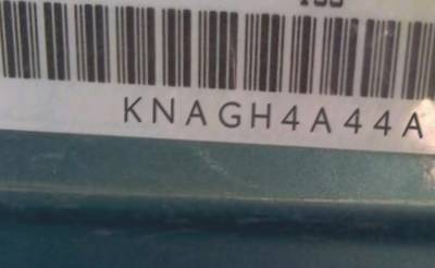 VIN prefix KNAGH4A44A53