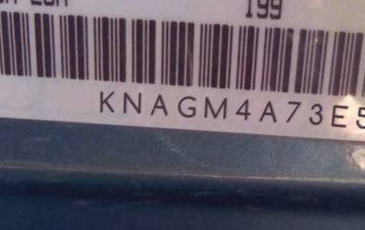 VIN prefix KNAGM4A73E55