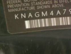 VIN prefix KNAGM4A79F55