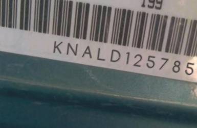 VIN prefix KNALD1257851