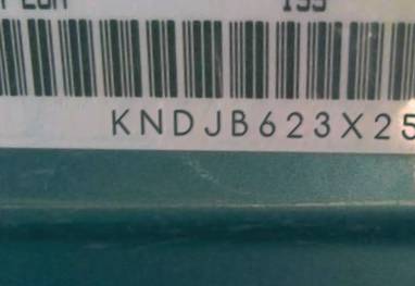 VIN prefix KNDJB623X251