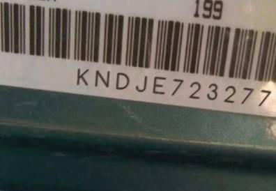 VIN prefix KNDJE7232773