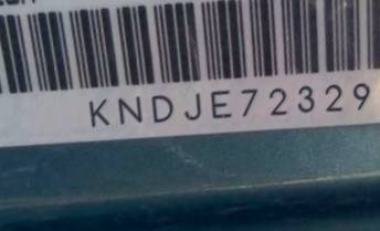 VIN prefix KNDJE7232976