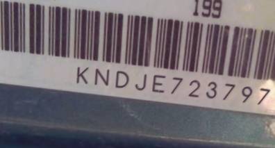 VIN prefix KNDJE7237975