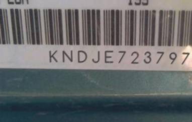 VIN prefix KNDJE7237976