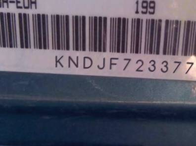 VIN prefix KNDJF7233773