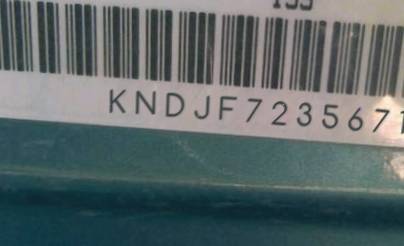 VIN prefix KNDJF7235671