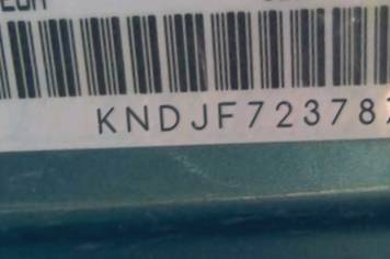 VIN prefix KNDJF7237874