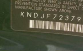 VIN prefix KNDJF7237975