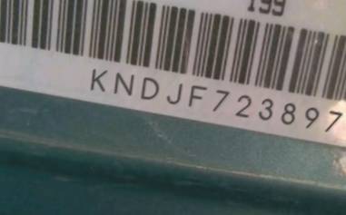 VIN prefix KNDJF7238976