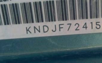 VIN prefix KNDJF7241570