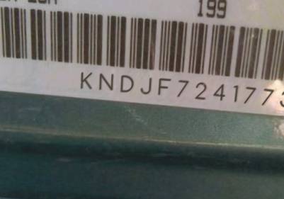 VIN prefix KNDJF7241773