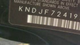 VIN prefix KNDJF7241975