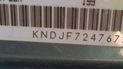 VIN prefix KNDJF7247672