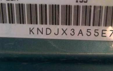 VIN prefix KNDJX3A55E77
