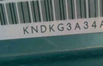 VIN prefix KNDKG3A34A76
