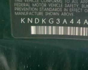 VIN prefix KNDKG3A44A76