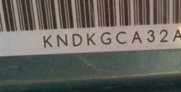 VIN prefix KNDKGCA32A76