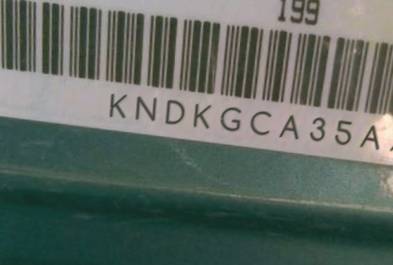 VIN prefix KNDKGCA35A77
