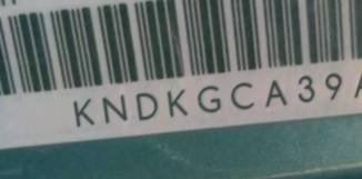 VIN prefix KNDKGCA39A76