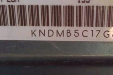 VIN prefix KNDMB5C17G61