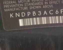 VIN prefix KNDPB3AC6F77