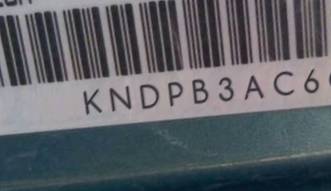 VIN prefix KNDPB3AC6G78