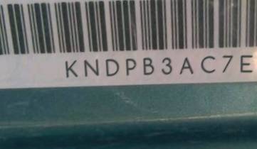 VIN prefix KNDPB3AC7E76