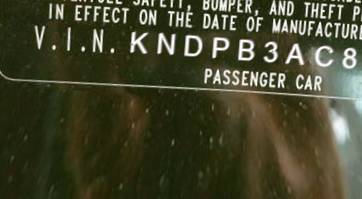 VIN prefix KNDPB3AC8E76