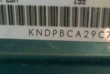 VIN prefix KNDPBCA29C72