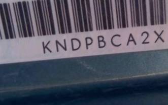 VIN prefix KNDPBCA2XC73