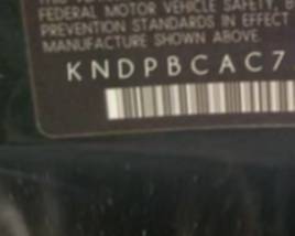 VIN prefix KNDPBCAC7E75