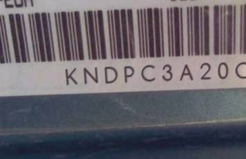 VIN prefix KNDPC3A20C73