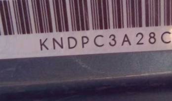 VIN prefix KNDPC3A28C72