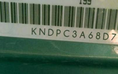 VIN prefix KNDPC3A68D73