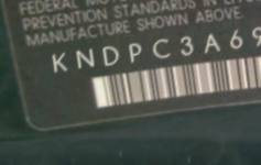 VIN prefix KNDPC3A69D75