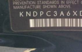 VIN prefix KNDPC3A6XD74