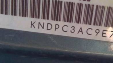 VIN prefix KNDPC3AC9E76