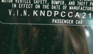 VIN prefix KNDPCCA21C72