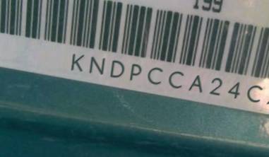 VIN prefix KNDPCCA24C71