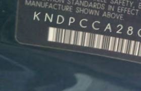VIN prefix KNDPCCA28C73