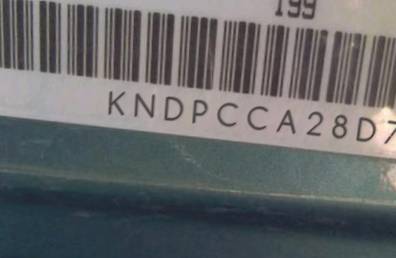VIN prefix KNDPCCA28D73