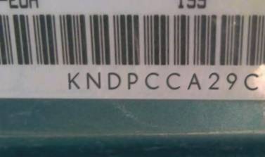 VIN prefix KNDPCCA29C71