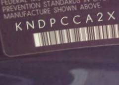VIN prefix KNDPCCA2XC71