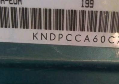 VIN prefix KNDPCCA60C73