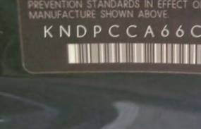 VIN prefix KNDPCCA66C71