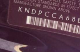 VIN prefix KNDPCCA68B71