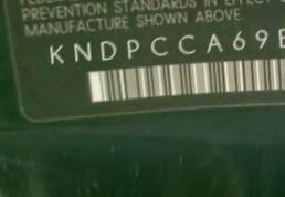VIN prefix KNDPCCA69E76