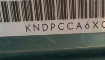 VIN prefix KNDPCCA6XC73